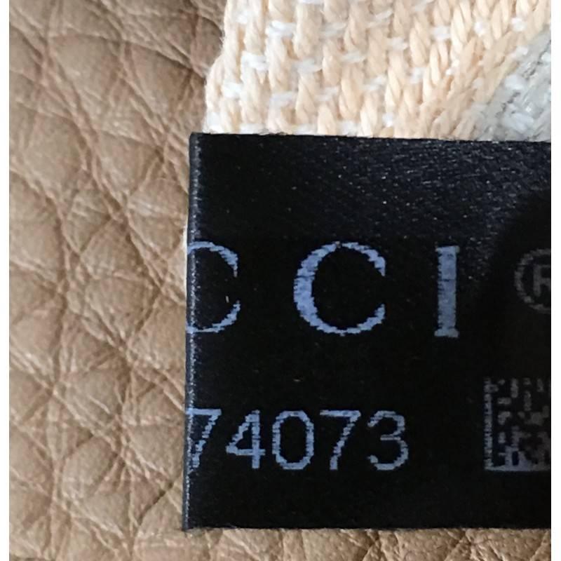 Gucci Bamboo Daily Tote Leather Wide 2
