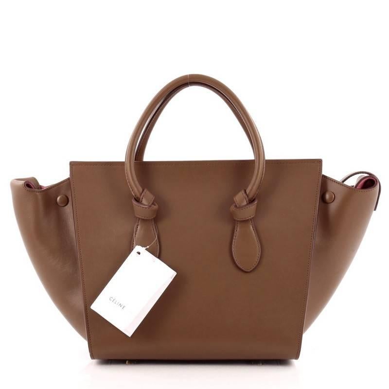 Women's Celine Tie Knot Tote Smooth Leather Mini