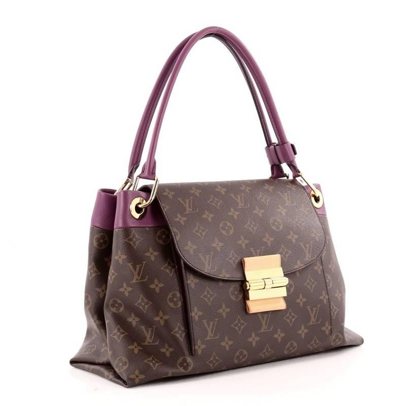 Louis Vuitton Olympe Handbag Monogram Canvas In Good Condition In NY, NY