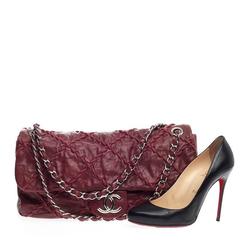 Chanel Ultra Stitch Flap Quilted Calfskin Jumbo