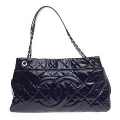 Chanel Timeless CC Soft Tote Quilted Patent Large