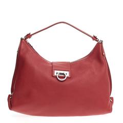 Salvatore Ferragamo New Fanisa Hobo Leather Medium