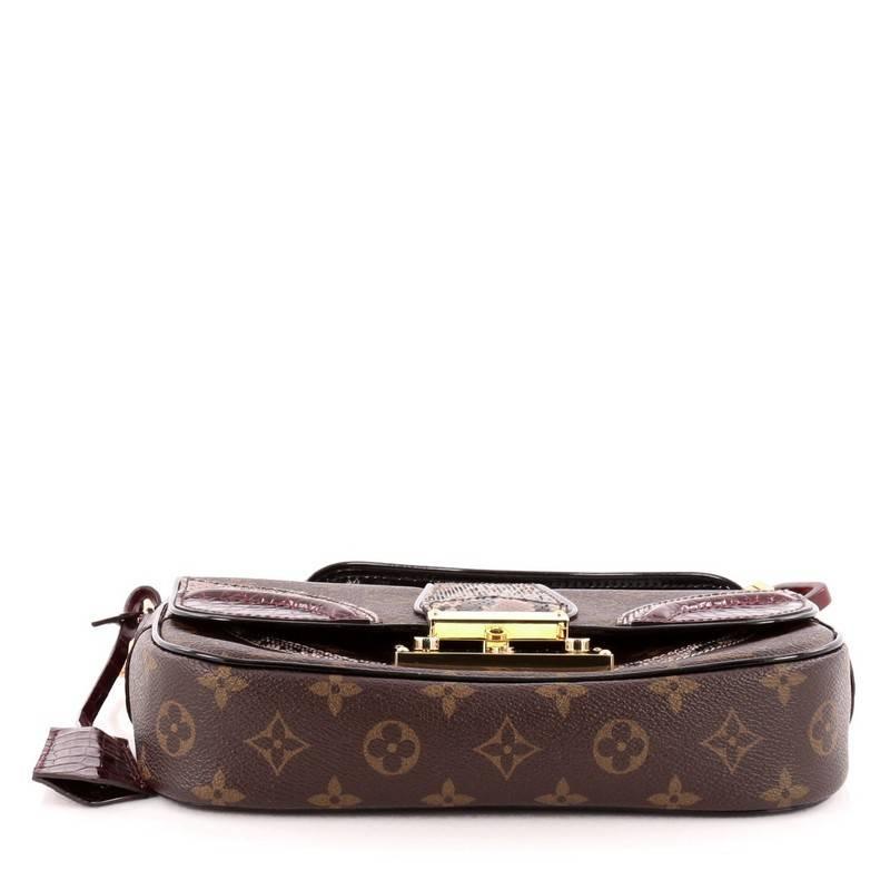 Louis Vuitton Monogramissime Pochette Monogram Canvas and Exotics 1