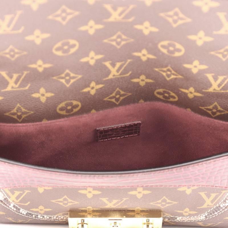 Louis Vuitton Monogramissime Pochette Monogram Canvas and Exotics 2