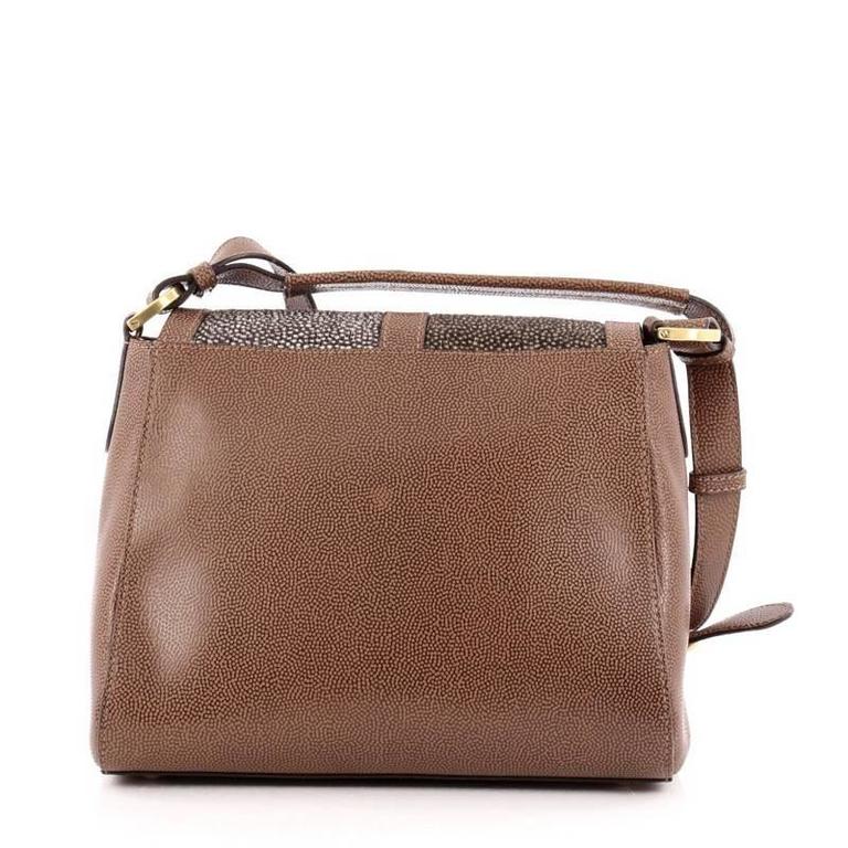 Fendi Anna Flap Bag Stingray and Leather at 1stDibs | fendi flap bag