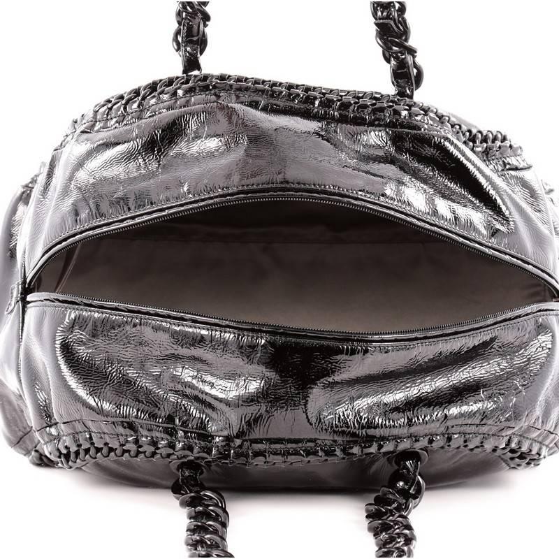 Chanel Resin Luxe Ligne Bowler Patent Large 1