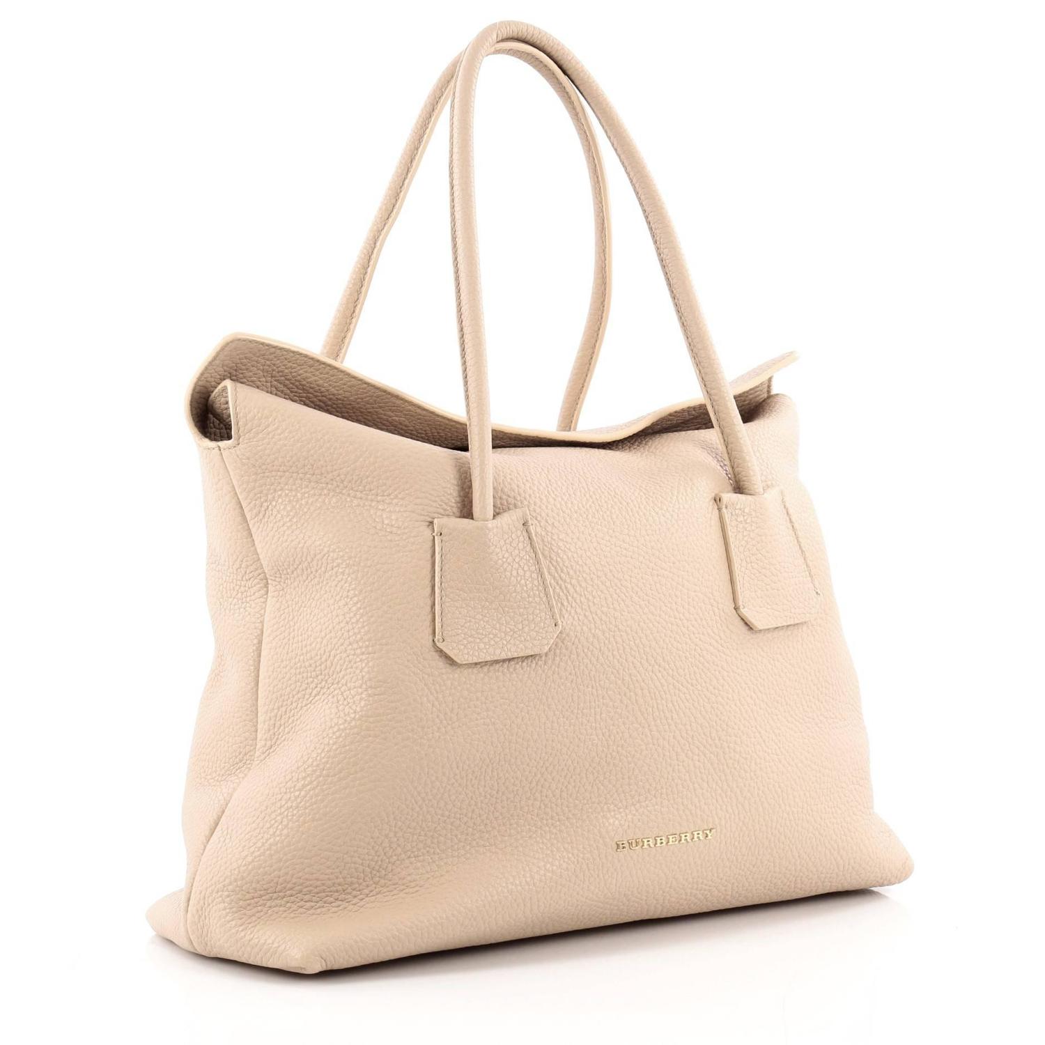 wax for edges leather Grainy Tote Burberry 1stdibs Baynard at Leather