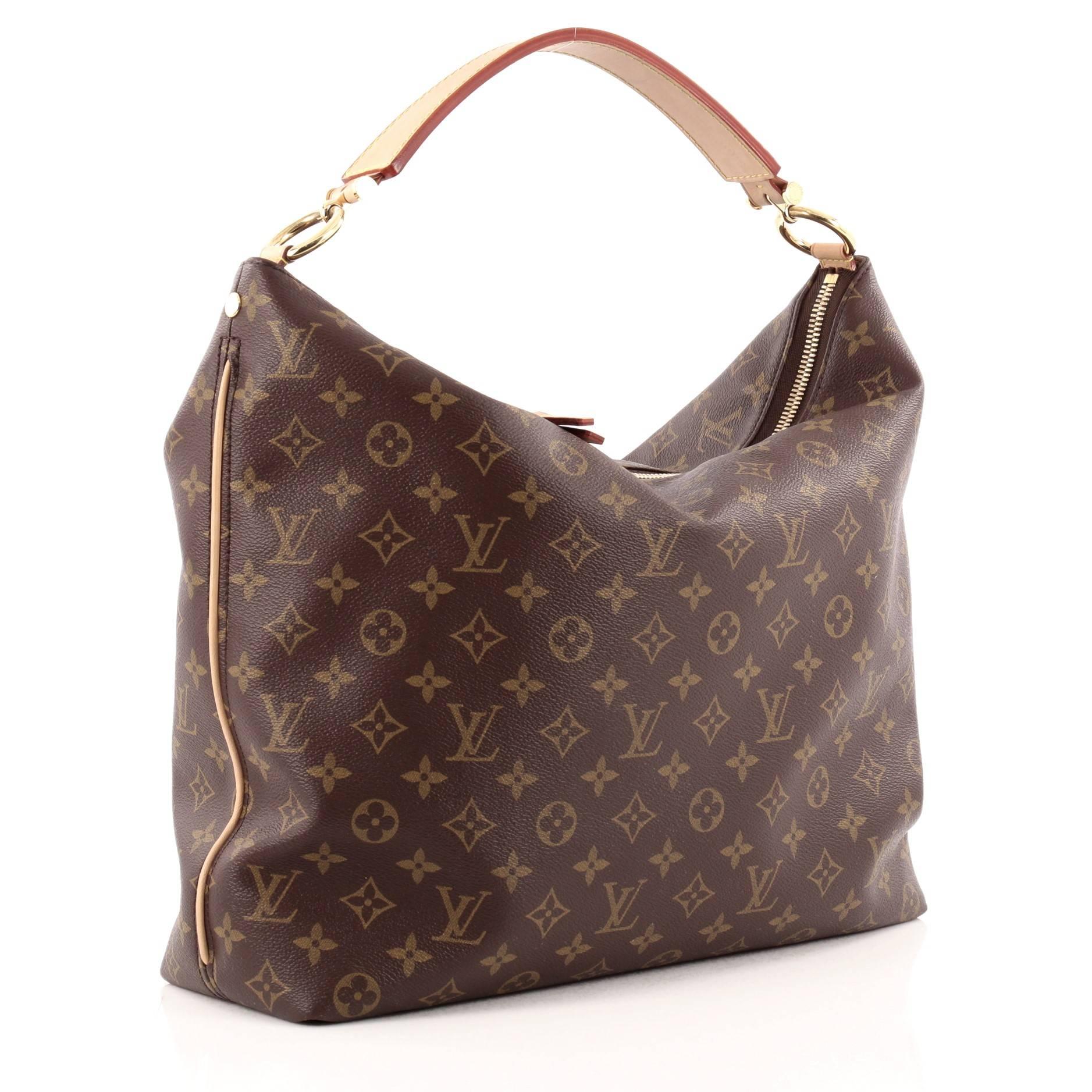 Louis Vuitton Sully Monogram Canvas MM In Good Condition In NY, NY