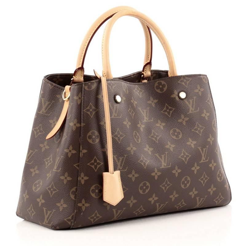 Louis Vuitton Montaigne Monogram Canvas MM In Good Condition In NY, NY