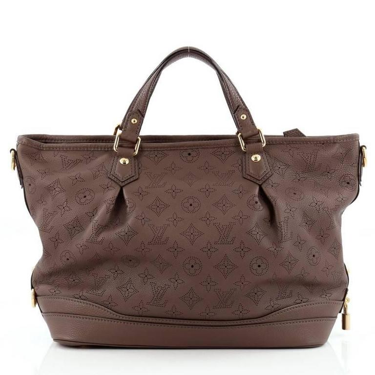 Louis Vuitton Haumea Handbag Mahina Leather At 1stdibs