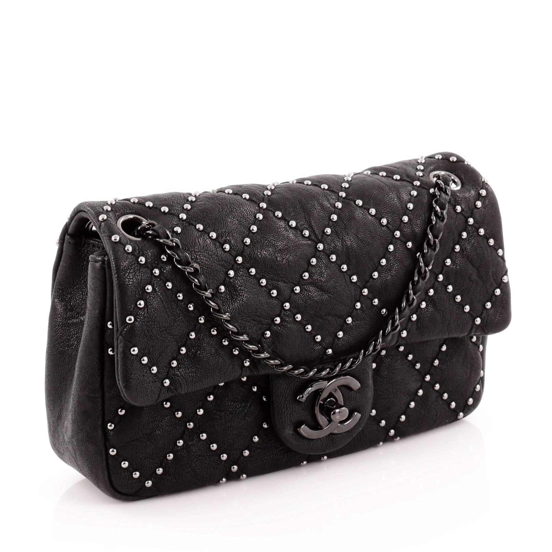 chanel studded bag
