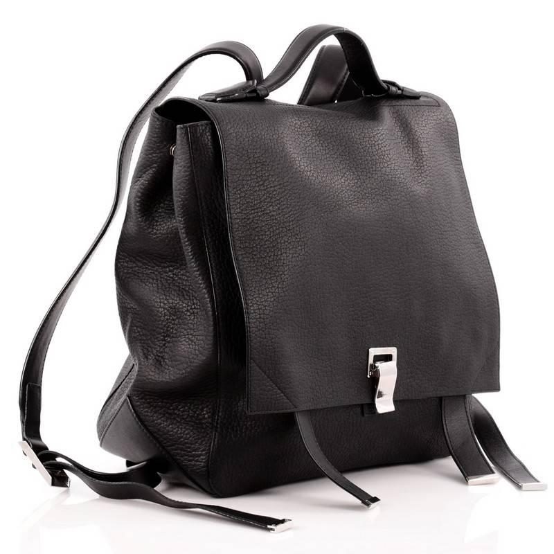 Proenza Schouler Courier Backpack Leather Medium In Good Condition In NY, NY