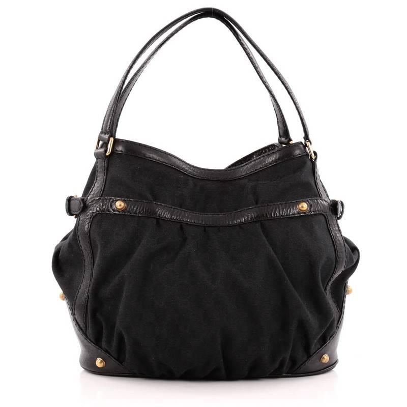 Women's or Men's Gucci Jockey Tote GG Canvas Medium