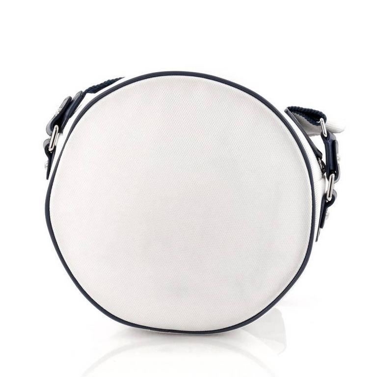 Chanel Airlines Round Crossbody Canvas and Rubber at 1stDibs