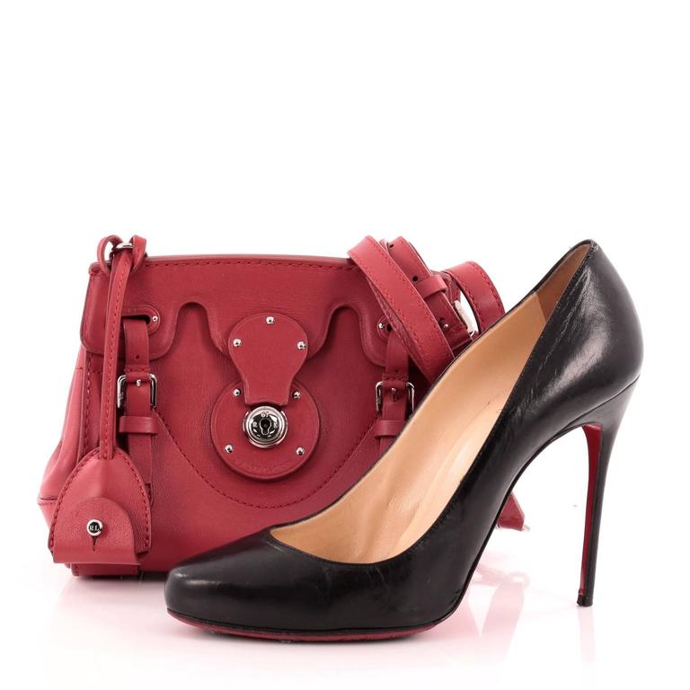Ralph Lauren Collection Ricky Crossbody Bag Leather Mini at 1stDibs