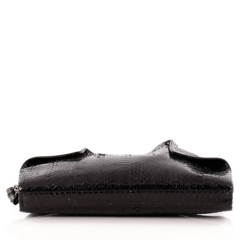 Women's or Men's Salvatore Ferragamo Pitone Specchio Clutch Python