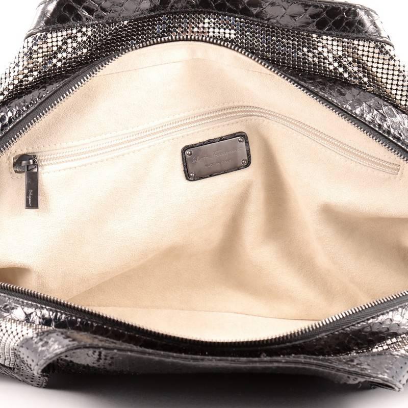 Salvatore Ferragamo Pitone Specchio Clutch Python 1