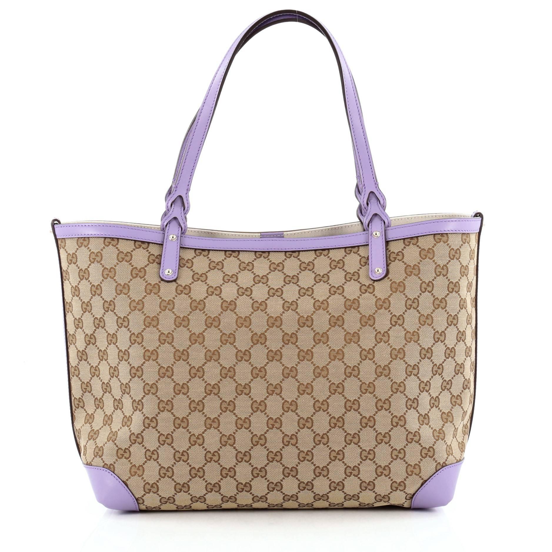 Gucci Craft Tote GG Canvas Medium In Good Condition In NY, NY