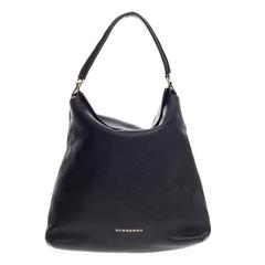 Burberry Cale Hobo Grainy Leather Medium