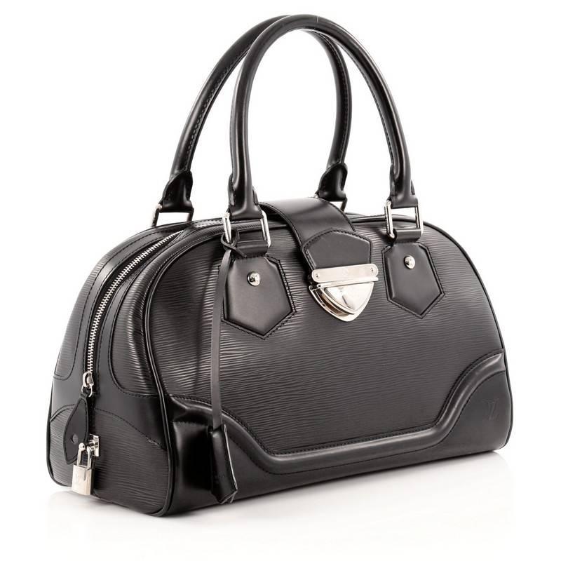 Louis Vuitton Montaigne Bowling Bag Epi Leather GM For Sale at 1stdibs