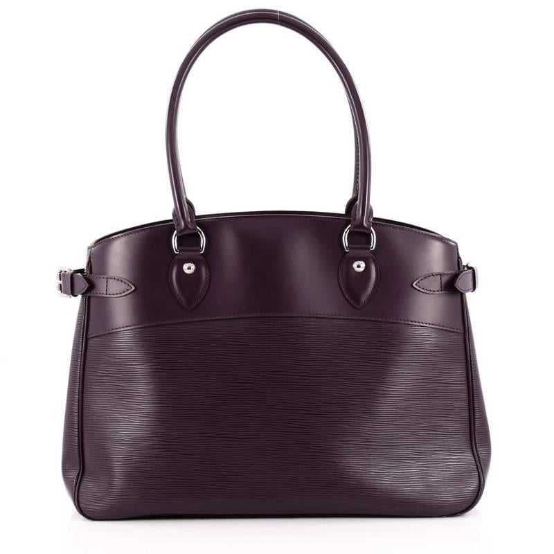 Black Louis Vuitton Passy Handbag Epi Leather GM
