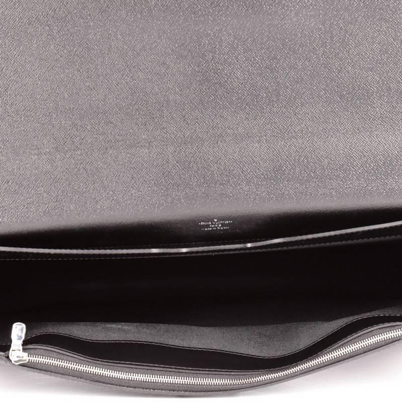 Black Louis Vuitton Robusto 1 Briefcase Epi Leather