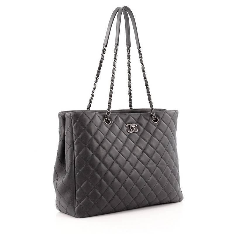 chanel classic shopping tote