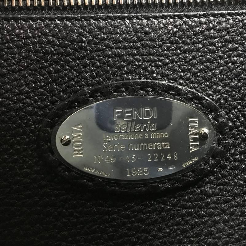 Women's Fendi Selleria Peekaboo Monster Handbag Leather XL