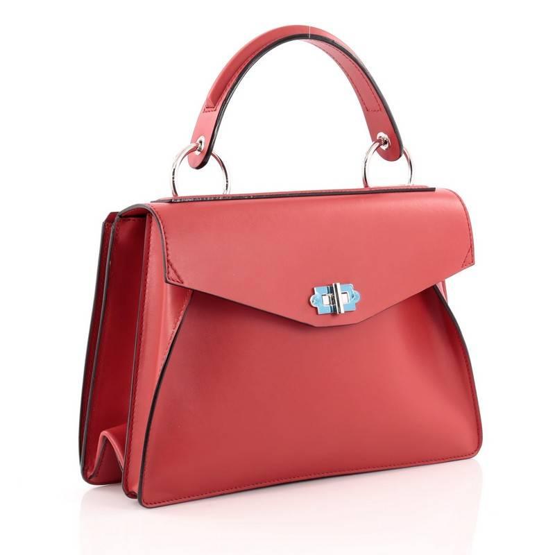 Red Proenza Schouler Hava Top Handle Bag Leather Medium
