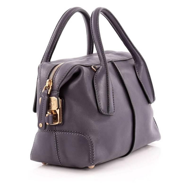 Tod's D-Styling Convertible Bauletto Handbag Leather Mini at 