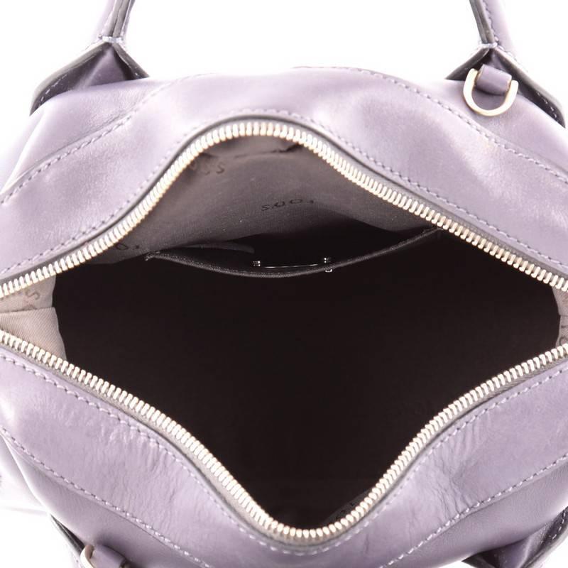 Gray Tod's D-Styling Convertible Bauletto Handbag Leather Mini