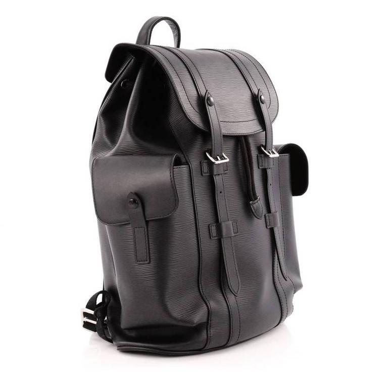 christopher backpack epi leather