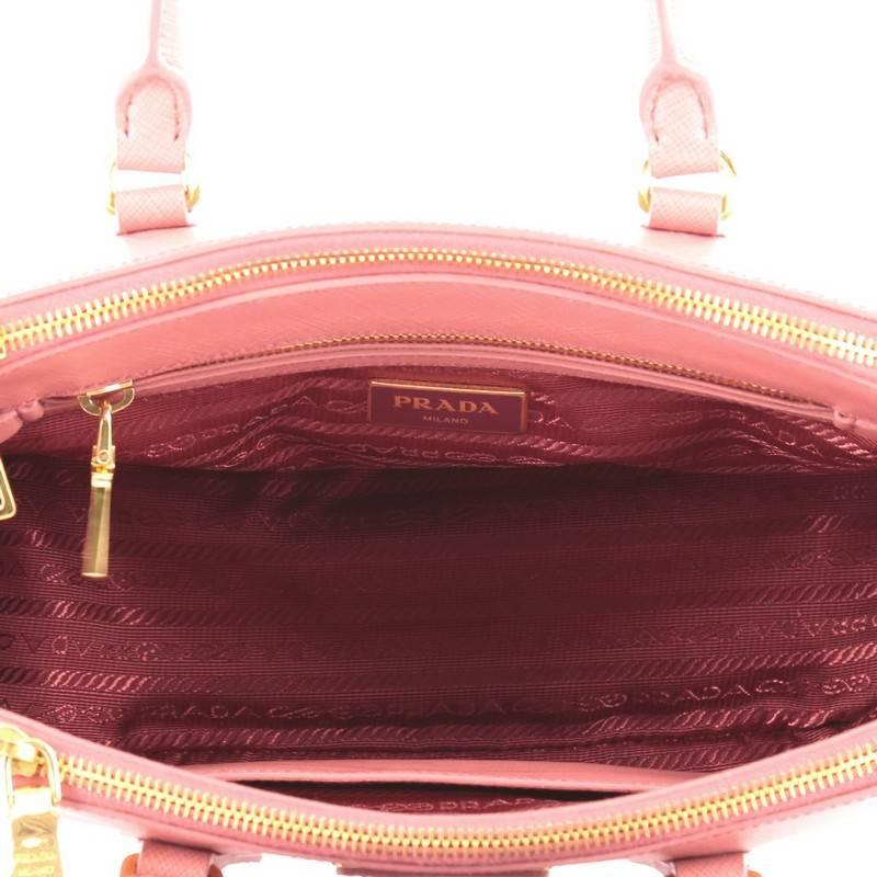 Prada Double Zip Lux Tote Saffiano Leather Mini 1