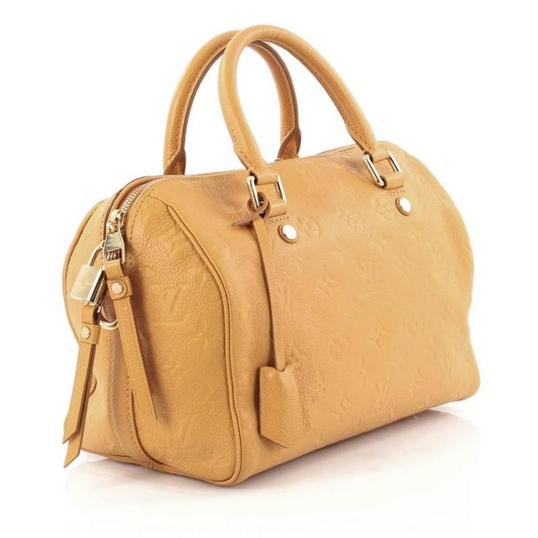 Louis Vuitton Speedy Bandouliere Bag Monogram Empreinte Leather 25 at 1stdibs