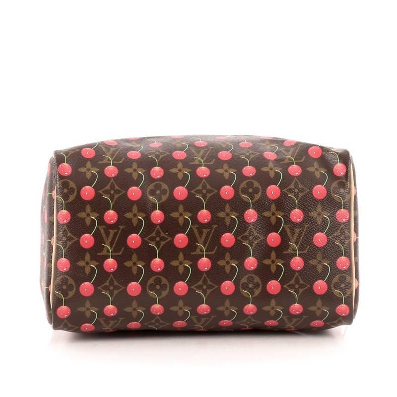 Louis Vuitton Speedy Handbag Limited Edition Cerises 25 2