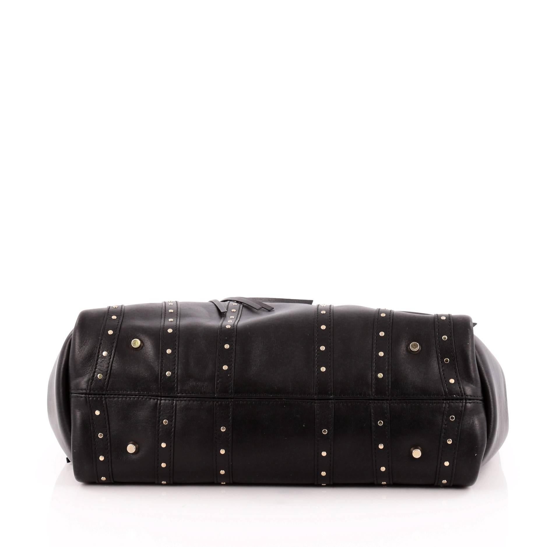 Lanvin Nela Shopper Tote Studded Leather Large 1