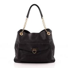 Salvatore Ferragamo Sheba Tote Leather