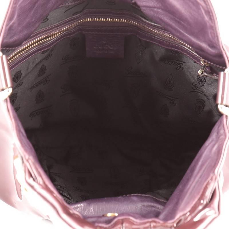 Gucci Hysteria Convertible Top Handle Bag Patent Small 1