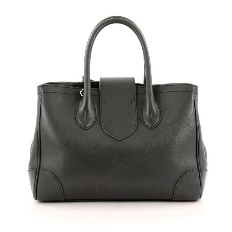 Ralph Lauren Collection Ricky Tote Leather Small In Good Condition In NY, NY
