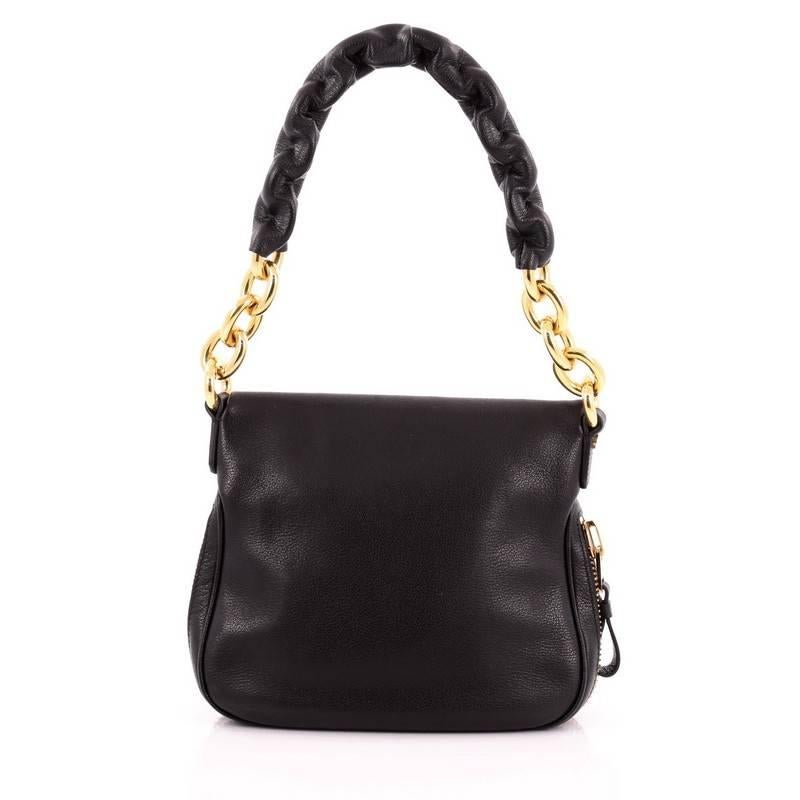 Tom Ford Chain Jennifer Shoulder Bag Leather Medium In Good Condition In NY, NY