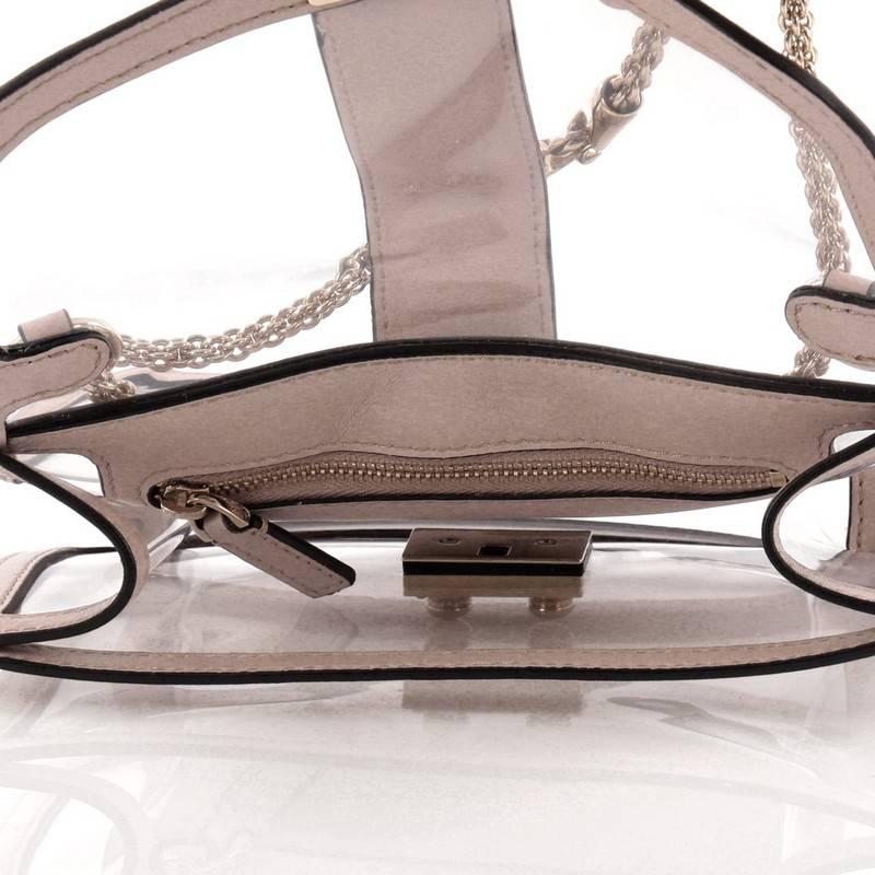 Valentino Glam Lock Shoulder Bag PVC Small 1