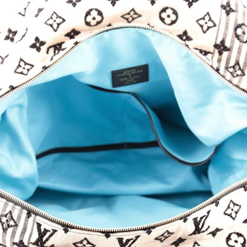 Louis Vuitton Cheche Tuareg Handbag Monogram Jacquard Fabric In Good Condition In NY, NY