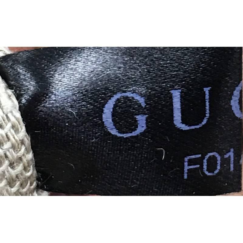 Men's Gucci Positano Tote Raffia with Leather Large