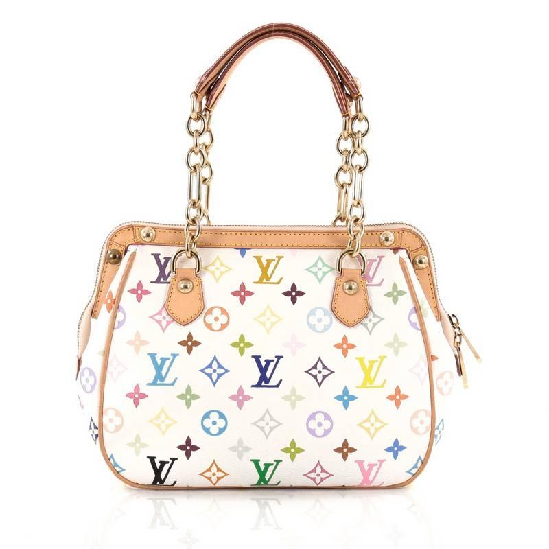 Louis Vuitton Gracie Handbag Monogram Multicolor In Good Condition In NY, NY