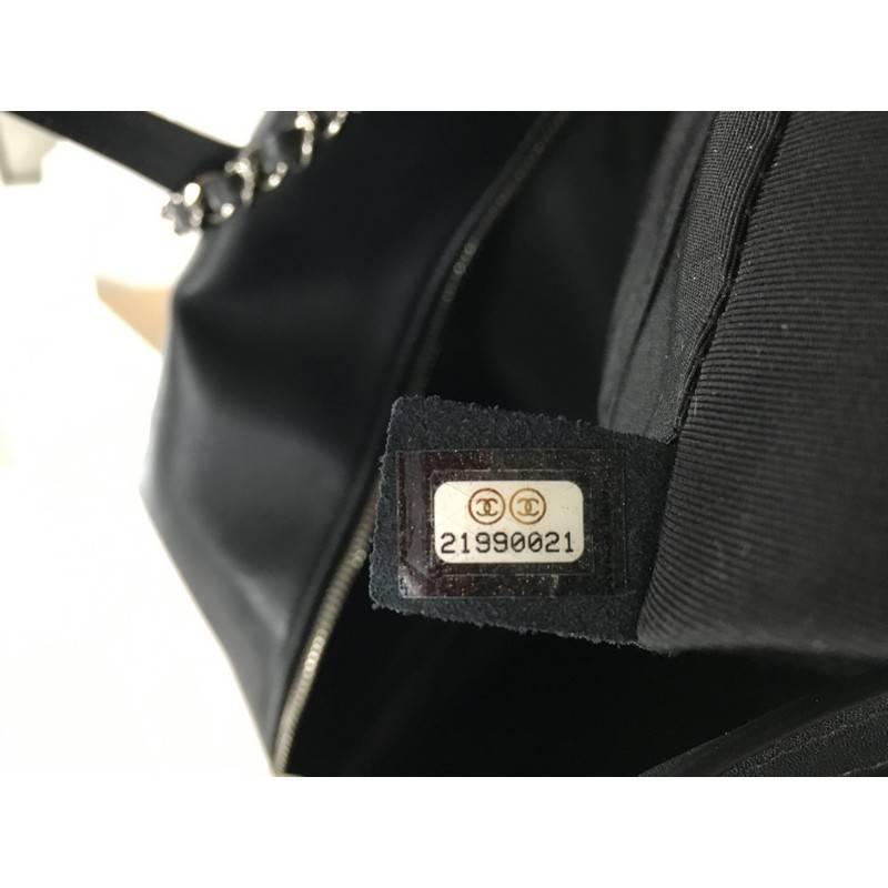 Chanel Feather Weight Bowling Bag Quilted Calfskin Large In Good Condition In NY, NY