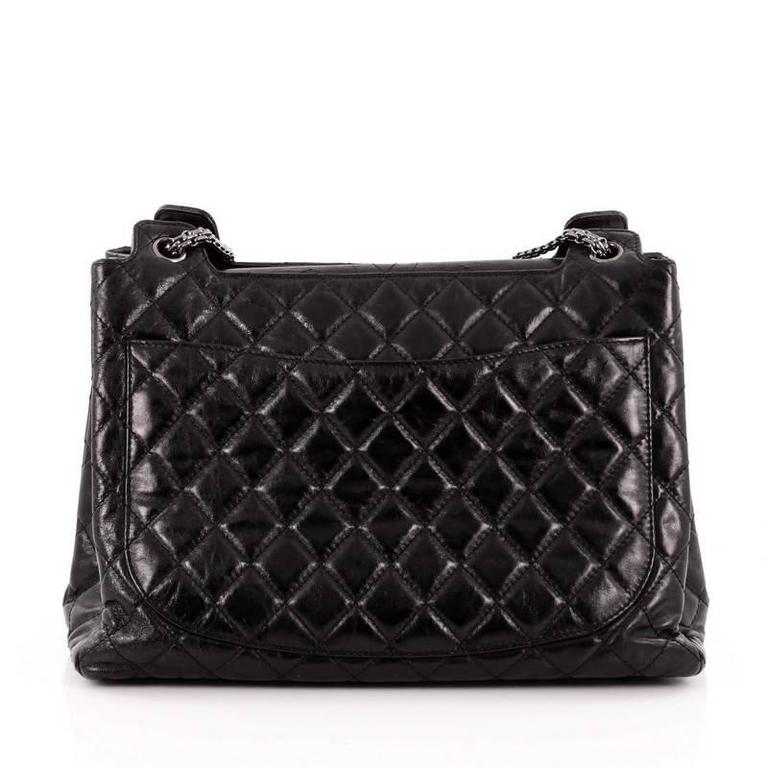 Chanel Dark Blue Quilted Patent Calfskin 2.55 Reissue Double Flap 227  Silver Hardware, 2010-2011 Available For Immediate Sale At Sotheby's