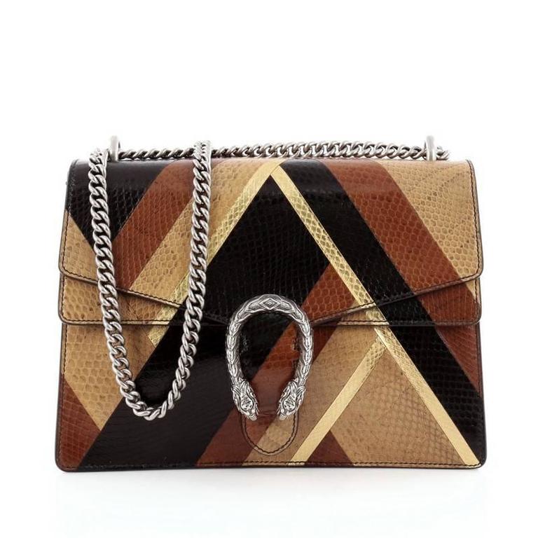 Gucci Dionysus Handbag Patchwork Snakeskin Medium at 1stDibs