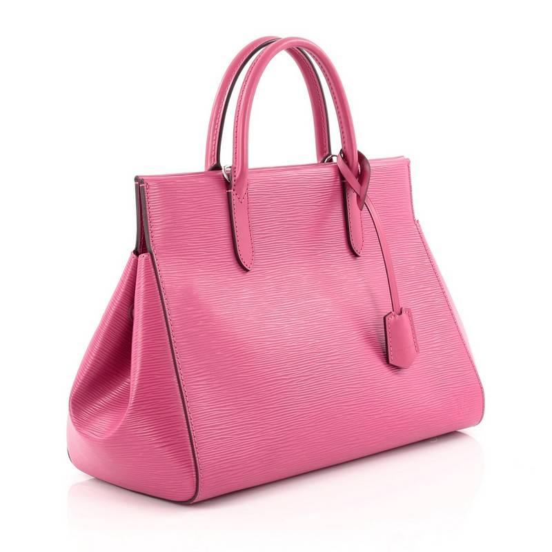 Pink Louis Vuitton Marly Handbag Epi Leather MM