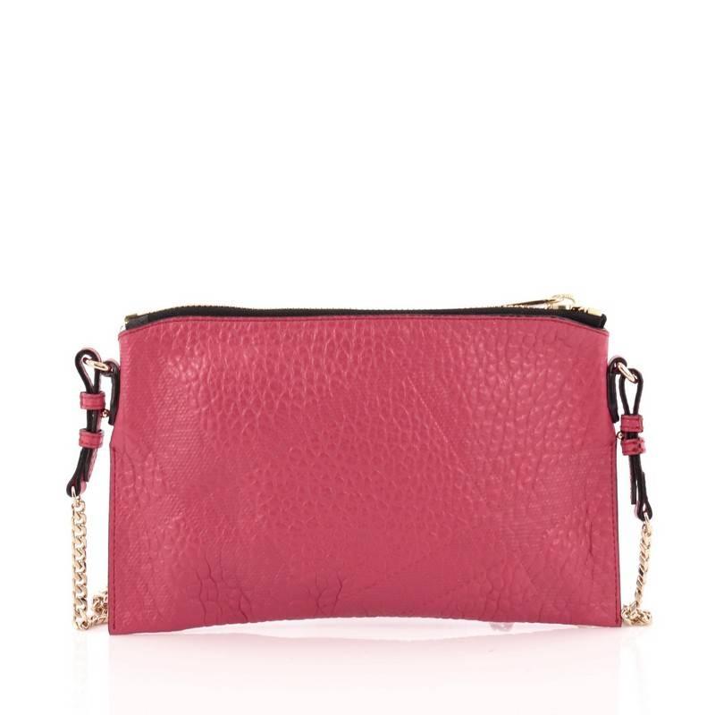 burberry peyton check coated canvas crossbody bag