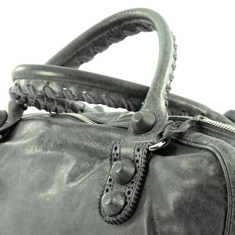 Balenciaga Office Covered Giant Brogues Handbag Leather 2